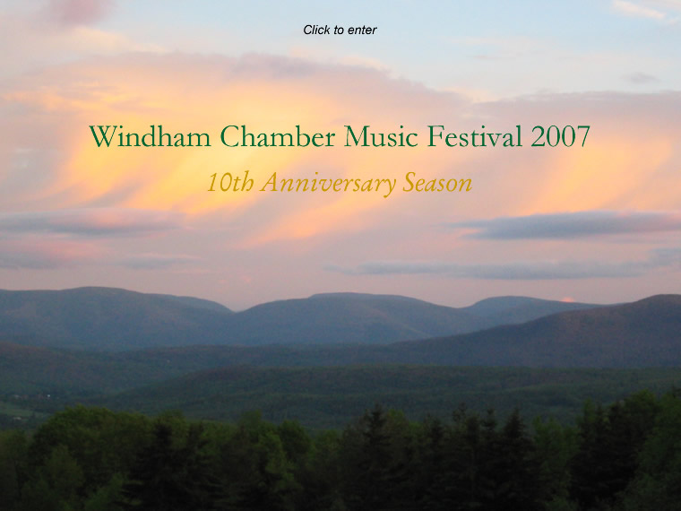 Windham Chamber Music Festival 2007