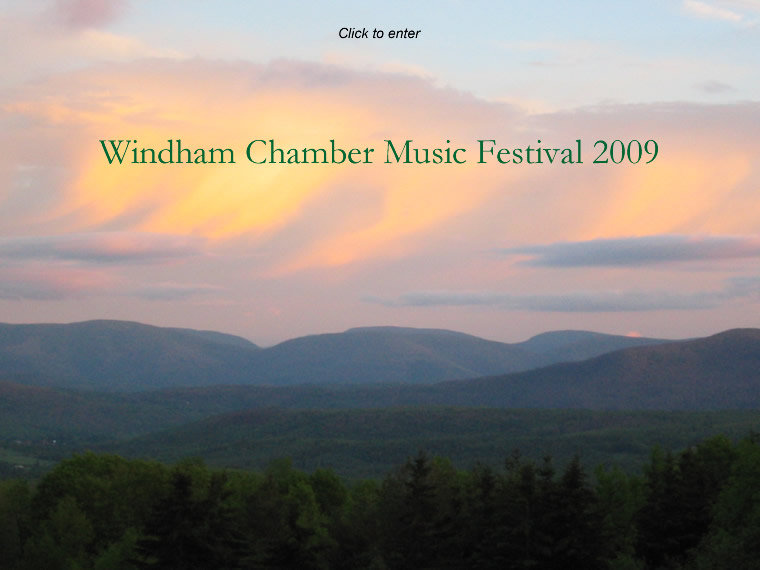 Windham Chamber Music Festival 2009