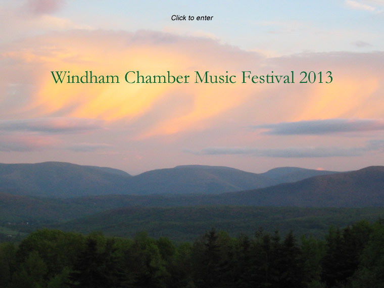 Windham Chamber Music Festival 2013